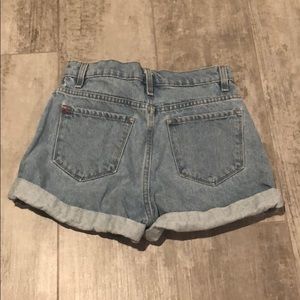 Jean mom shorts